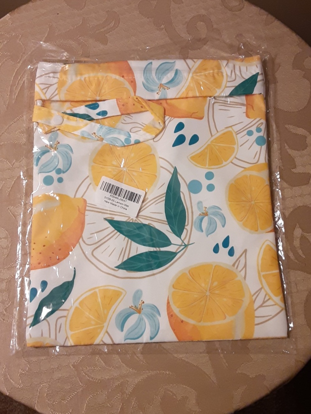 Lemon Nylon Tote